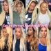 Stema 1b/613 Ombre Blonde Body Wave 13x4 Transparent Lace Front Colored Human Hair Wig