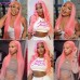 Stema Barbie Pink 13x4 Transparent Lace Front Human Hair Wig