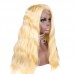 Stema Hair Transparent Full Lace Wigs 613 Blonde Color Body Wave 