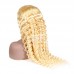 Stema 613 Blonde Full Lace Wig Deep Wave Virgin Hair Wig