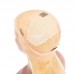 Stema Hair Transparent Full Lace Wigs 613 Blonde Color Deep Wave