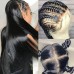 Stema Full Lace Wig Human Hair Pre Plucked Straight Deep Wave Wigs