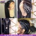 Stema Full Lace Wig Human Hair Pre Plucked Straight Deep Wave Wigs