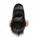 Stema Full Lace Wig Human Hair Pre Plucked Straight Deep Wave Wigs