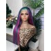 Stema Customized Colored Straight Transparent Lace Full Lace Virgin Hair Wigs