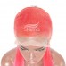 Stema Light Pink Human Hair Full Lace Wig Silky Straight