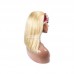 Stema 613 Blonde Headband Wig Human Hair Straight Wig