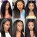 Stema 13x4 13x6 Transparent Lace Front Kinky Straight Wig 