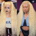 Stema 613 Blonde Deep Wave 13x4 Transparent Lace Front Wig