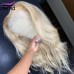 Stema 613 Blonde Body Wave Premade 13x4 Transparent Lace Front Wig