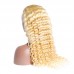 Stema 613 Blonde 13x4 Transparent Lace Front Wig Deep Wave 150% Density