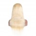 Stema #613 Blonde 13x4 Transparent Lace Big Frontal Human Hair Wig