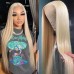 Stema 613 Blonde 4x4 5x5 Lace Closure Straight Wig
