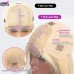 Stema 613 Blonde 4x4 5x5 6x6 Lace Closure Straight Body Wave Wig 180% Density