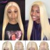 Stema 613 Blonde 4x4 5x5 6x6 Lace Closure Straight Body Wave Wig 180% Density