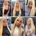 Stema 613 Blonde 4x4 5x5 6x6 Lace Closure Straight Body Wave Wig 180% Density