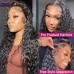 Stema 13x4 13x6 Transparent Lace Front Water Wave Wig