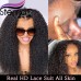 Stema 13x4 13x6 HD Lace Kinky Curly Big Frontal Wig Constructed By Bundles With Frontal