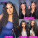 Stema 13x4 13x6 HD Lace Kinky Curly Big Frontal Wig Constructed By Bundles With Frontal