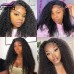 Stema 13x4 13x6 HD Lace Kinky Curly Big Frontal Wig Constructed By Bundles With Frontal