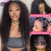 Stema 4X4/5x5/6x6/7x7 HD Lace Closure Kinky Curly Wig Constructed By Bundles With Closure