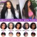 Stema 4X4/5x5/6x6/7x7 HD Lace Closure Water Wave Wig Constructed By Bundles With Closure