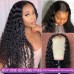 Stema 5x5 HD / Transparent Lace Closure Human Hair Wig Constructed By Bundles With Closure 150% Density