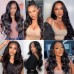 Stema 13X6 HD Lace Big Frontal Body Wave Wig Constructed By Bundles With Frontal