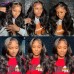 Stema 13X6 HD Lace Big Frontal Body Wave Wig Constructed By Bundles With Frontal