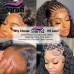 Stema 13X6 HD Lace Big Frontal Straight Wig Constructed By Bundles With Frontal