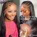 Stema 13x4 13x6 HD Lace Big Frontal Straight Wig Constructed By Bundles With Frontal