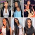 Stema 4X4/5x5/6x6/7x7 HD Lace Closure Straight Wig Constructed By Bundles With Closure