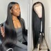 Stema 30-36 Inches Long Straight 13x4 HD &Transparent Lace Big Frontal Wig 