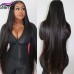 Stema 30-36 Inches Long Straight 13x4 HD &Transparent Lace Big Frontal Wig 