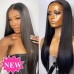 Stema Glueless Pre Cut 5x5 HD Lace Closure Straight Wig Wear & Go With Elastic Band