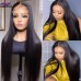 Stema Glueless Pre Cut 5x5 HD Lace Closure Straight Wig Wear & Go With Elastic Band