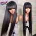 Stema 5x5 13x4 HD Lace Wig With Bangs