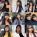 Stema 5x5 13x4 HD Lace Wig With Bangs