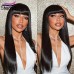 Stema 5x5 13x4 HD Lace Wig With Bangs