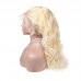 Stema 613 Blonde 360 Transparent Lace Frontal Wig Straight Body Wave 200% Density