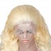 Stema 613 Blonde 360 Transparent Lace Frontal Wig Straight Body Wave 200% Density