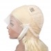 Stema 613 Blonde 360 Transparent Lace Frontal Wig Straight Body Wave 200% Density