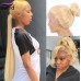 Stema 613 Blonde 360 Transparent Lace Frontal Wig Straight Body Wave 200% Density