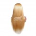 Stema #27 Honey Blonde 13x4 Transparent Lace Frontal Straight Human Hair Wig