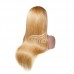Stema #27 Honey Blonde 13x4 Transparent Lace Frontal Straight Human Hair Wig