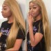 Stema #27 Honey Blonde 13x4 Transparent Lace Frontal Straight Wig