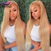 Stema #27 Honey Blonde 13x4 Transparent Lace Frontal Straight Wig