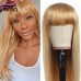 Stema #27 Honey Blonde 13x4 Transparent Lace Frontal Straight Wig