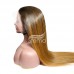 Stema #1B/30 Ombre 13x4 Transparent Lace Frontal Straight Wig