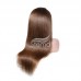 Stema #2 Chocolate Brown 13x4 Transparent Lace Frontal Straight Wig